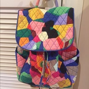 Vera Bradley Drawstring Backpack in Pop Art